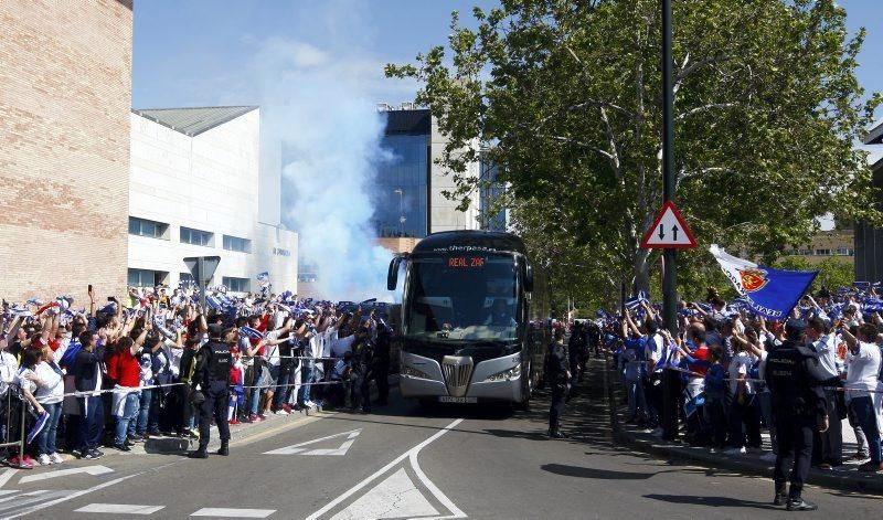 La afición eleva al Real Zaragoza