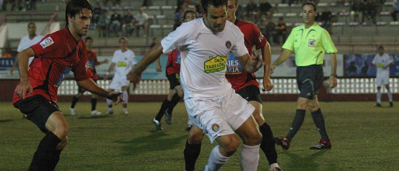 Nacho Jara durante el último derbi en 2007. | M.C.