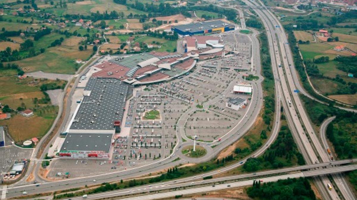 Una vista aérea de Parque Principado.