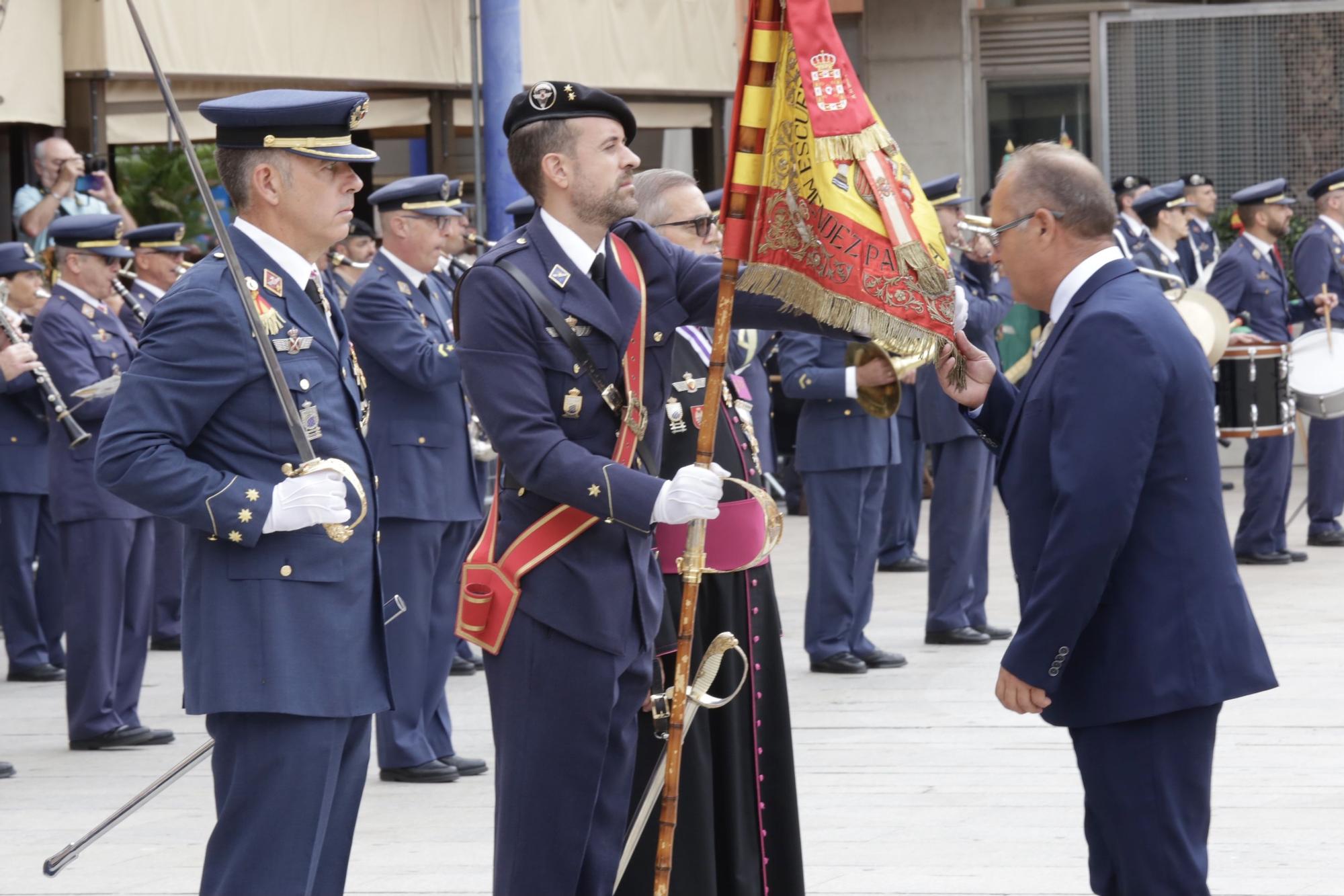 El homenaje a la bandera en Alcantarilla, en imágenes