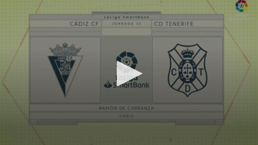 Vídeos del Cádiz CF - CD Tenerife