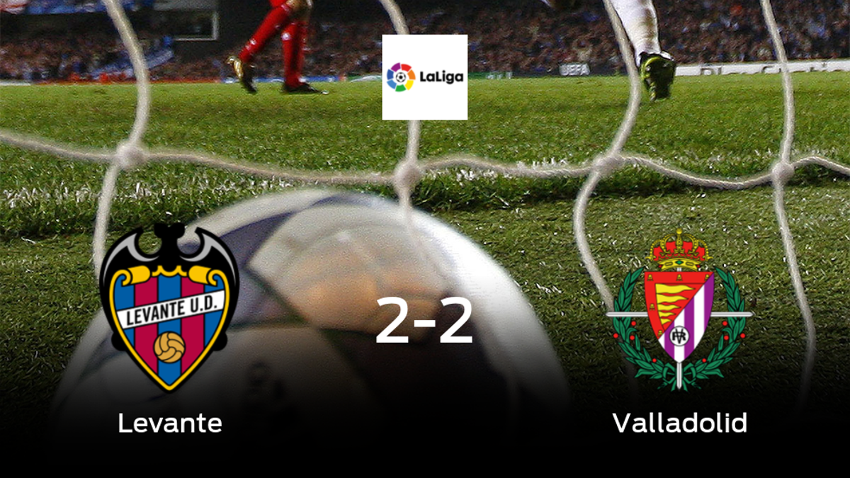 El Levante salva un punto frente al Real Valladolid (2-2)