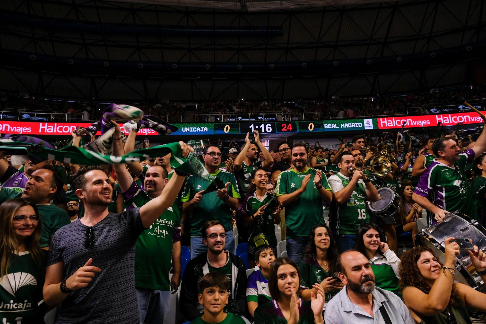 El Unicaja - Real Madrid de la Liga Endesa, en imágenes