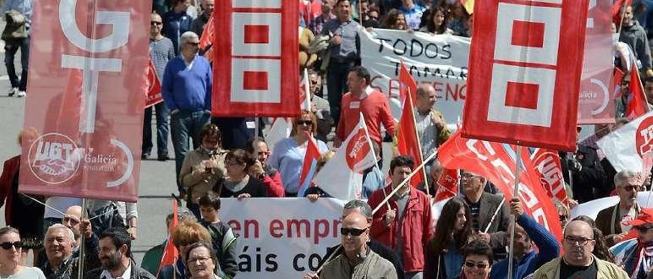 La tradicional manifestación del Primero de Mayo. // Rafa Vázquez