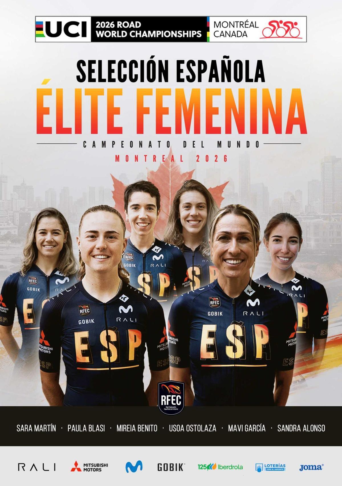 La selección femenina.