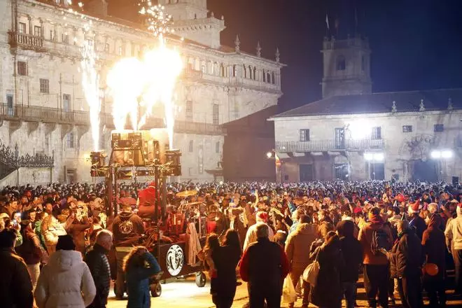 Santiago festeja la llegada del Año Nuevo