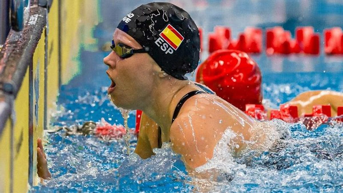 Estella Tonrath, en la carrera de este viernes.