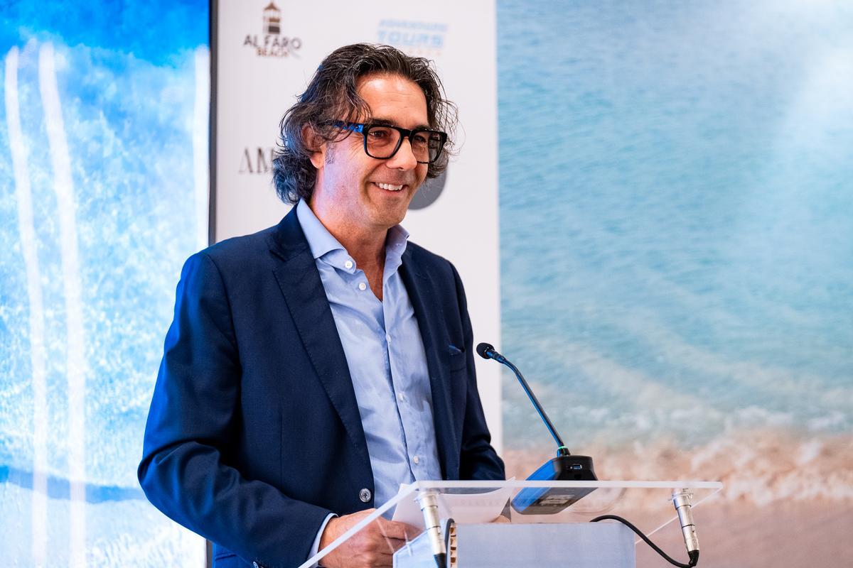 Mika Ferrer, CEO del sello de calidad Palma Beach, en el Aubamar Convention Center.