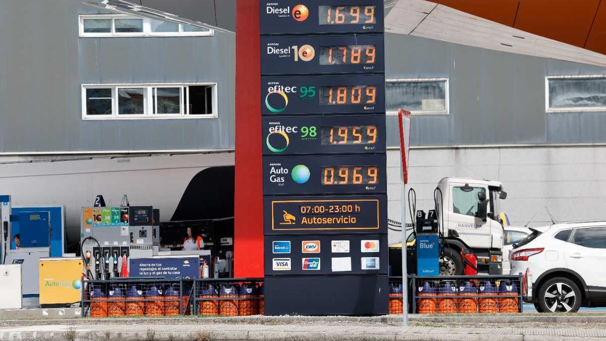 Precios en las gasolineras