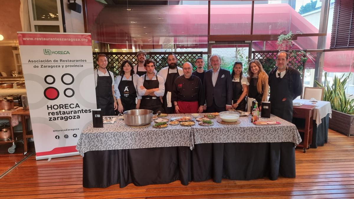 Una imagen de una masterclass de cocina organizada por el restaurante El Foro el pasado miércoles