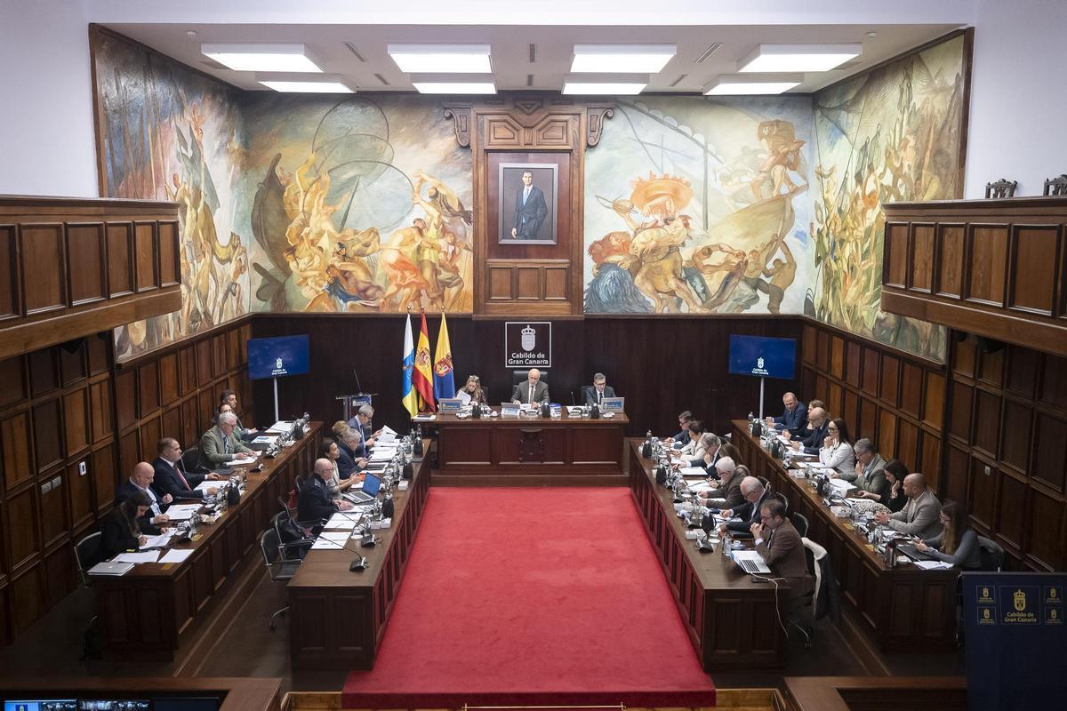Pleno del Cabildo de Gran Canaria.