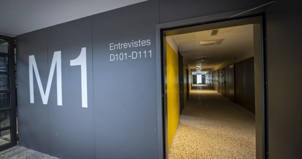 Un dels passadissos de l’equipament.