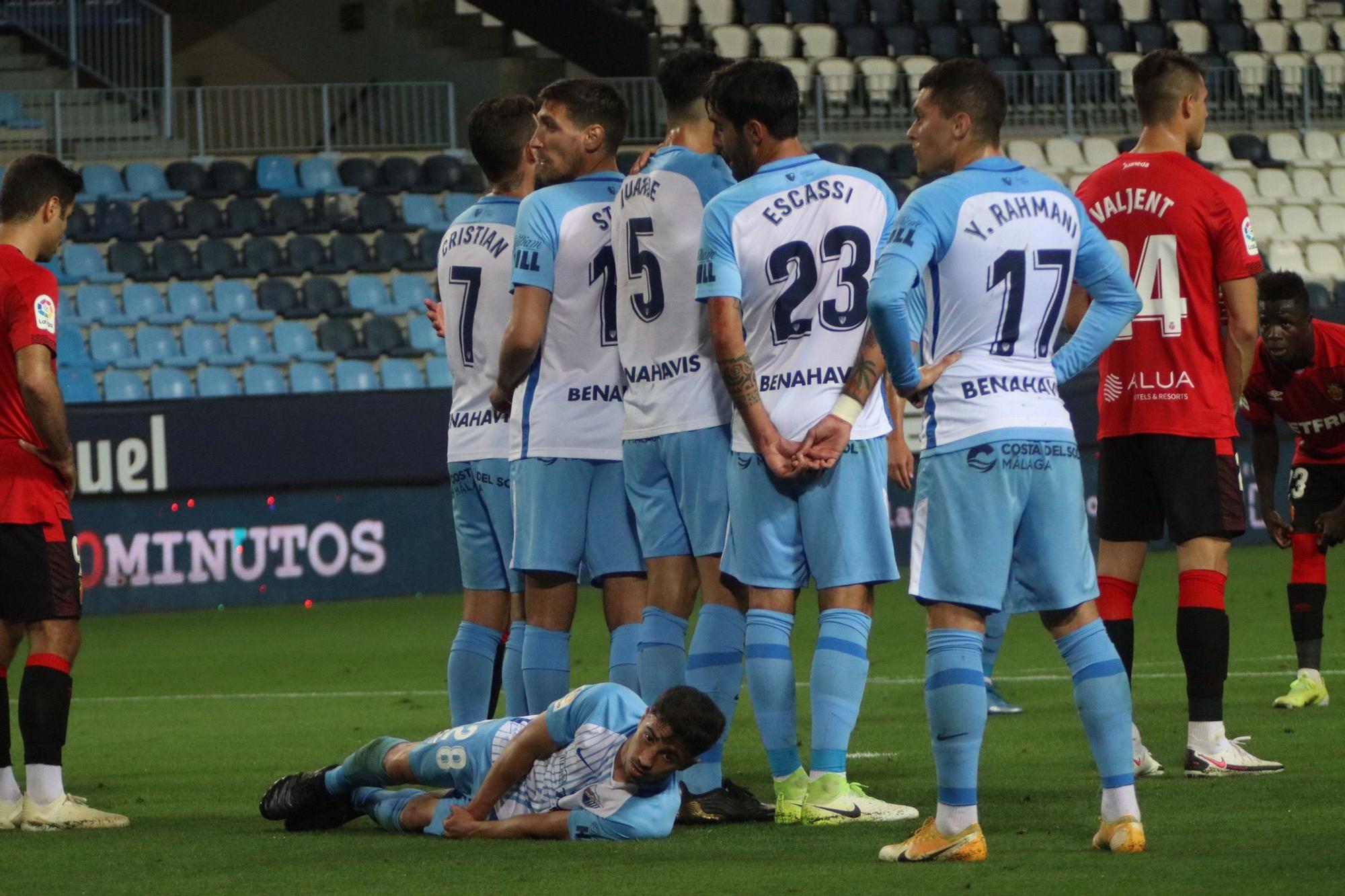 El Mallorca da por bueno el empate en Málaga