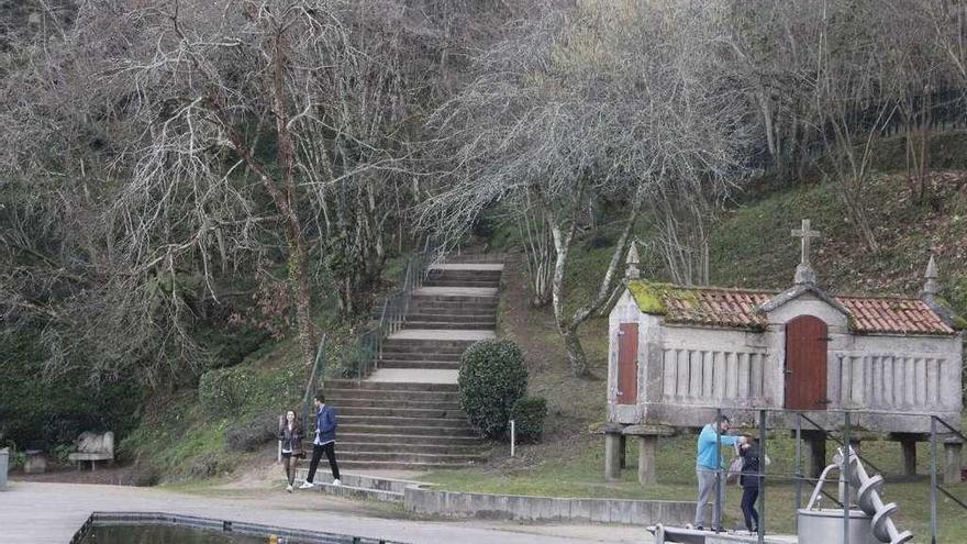 Una vista del parque de Briz en Marín. // S.A.