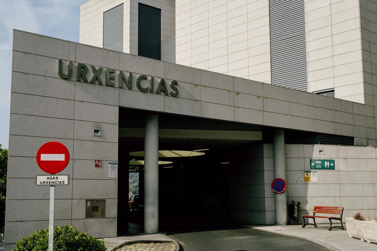 Área de Urgencias en el hospital de Ourense.