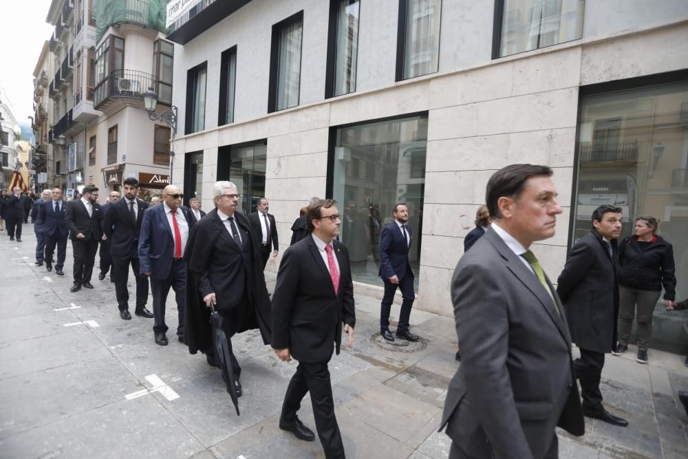 Procesión de la Senyera del Colegio del Arte Mayor de la Seda