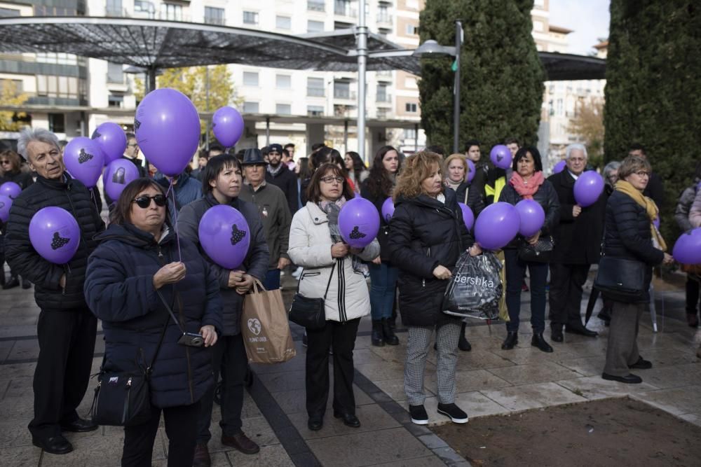 Las imágenes de la jornada: Zamora dice 'No' a la violencia de género