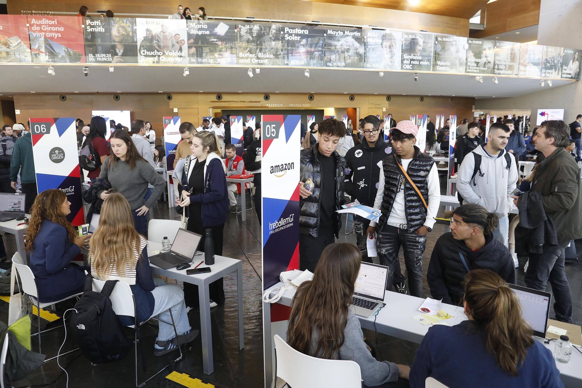 Girona. Auditori. 17a Fira ocupacio TreballemGi 2025.