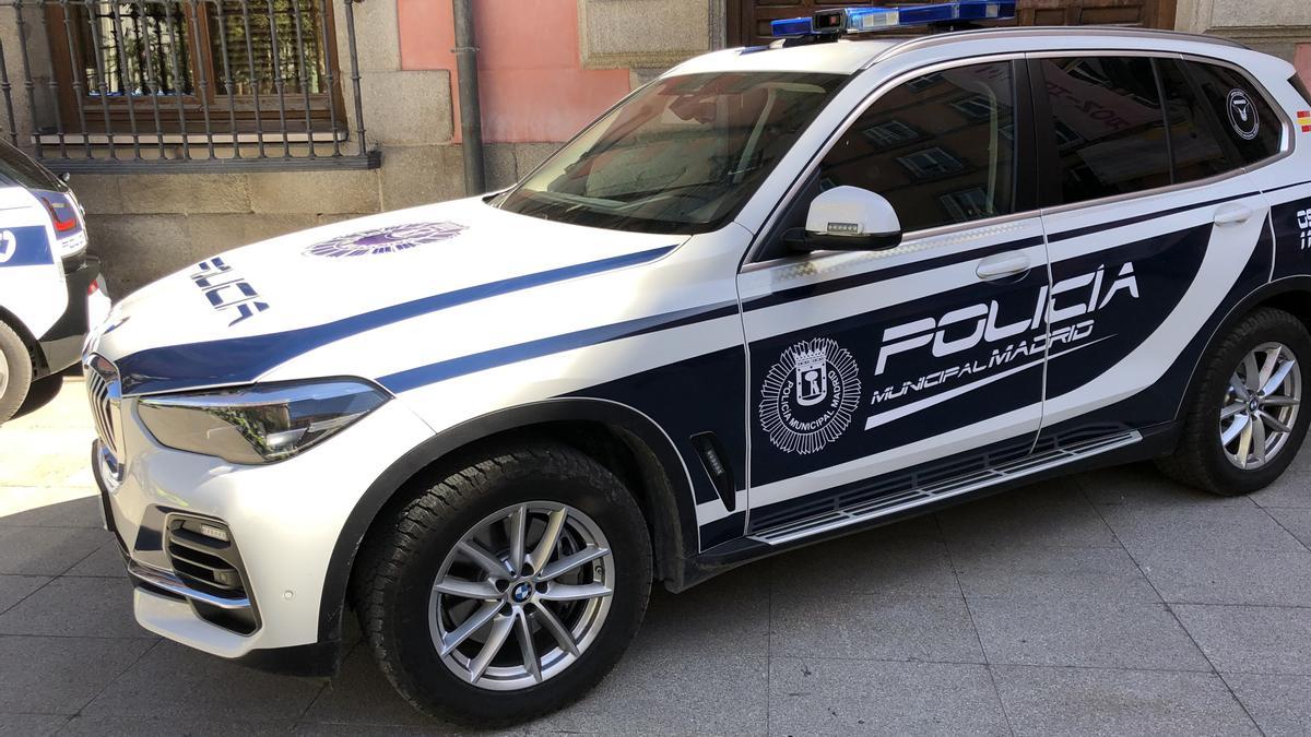 Un vehículo de la Policía Municipal de Madrid.