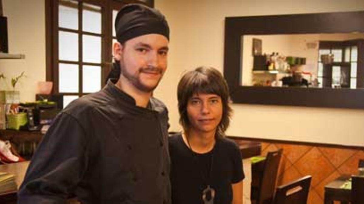 Los propietarios del restaurante Sucapa, Mireia Palau y Edgar Lafite. FOTO: Joan Puig