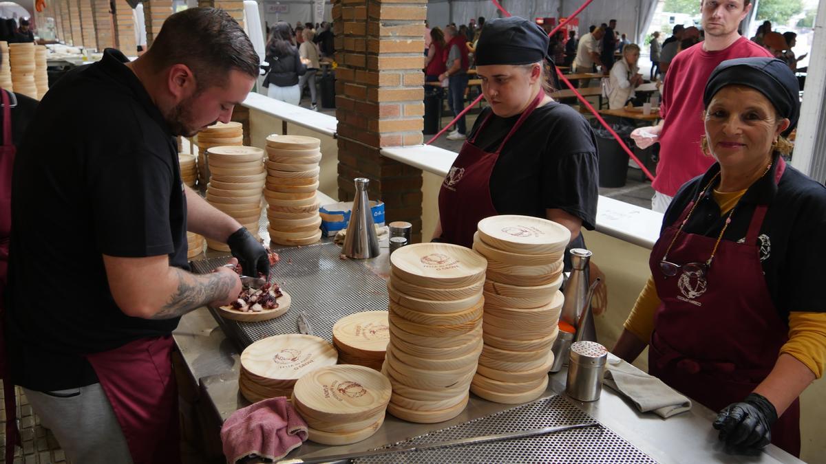 Algunos de los cocineros.