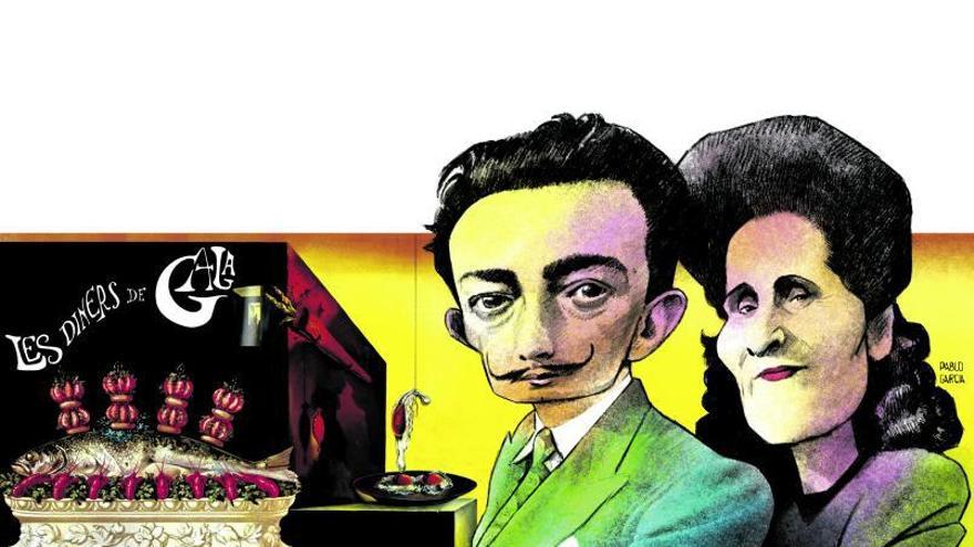 En la mesa con Dalí