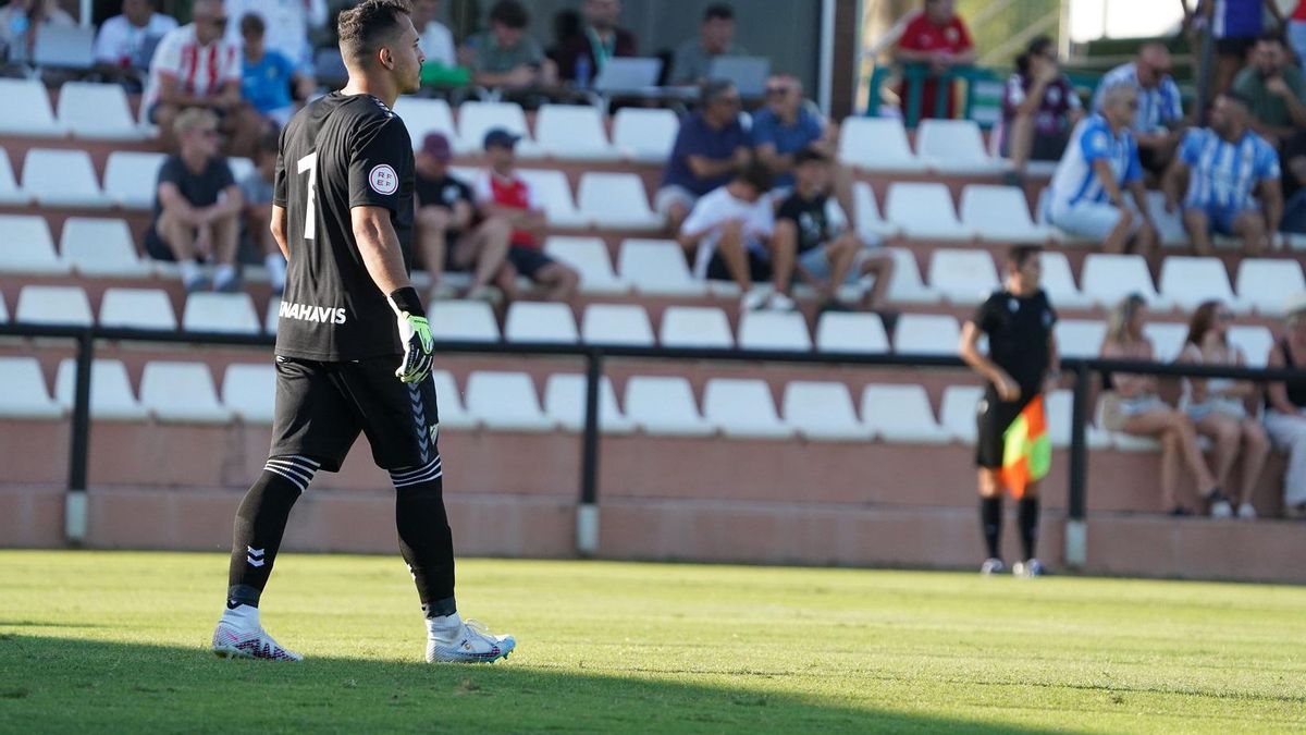 Alfonso Herrero, portero del Málaga CF.