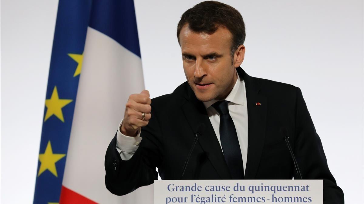 mbenach41077016 french president emmanuel macron delivers a speech during th171125200540