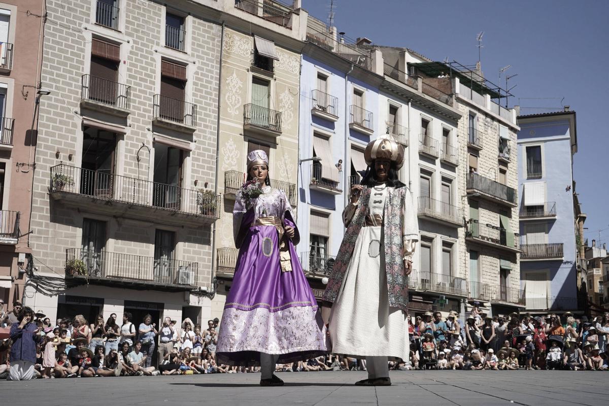 La imatgeria ha generat una gran expectació durant el diumenge de Festa Major de Manresa