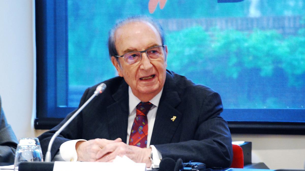 Eduard Portela, en una assemblea de la ULEB