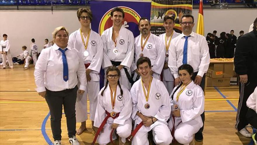 Doble plata para el hapkido extremeño en el Campeoanato de España