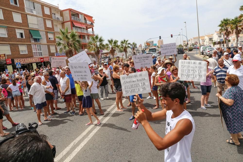 Protesta de los vecinos de San Roque