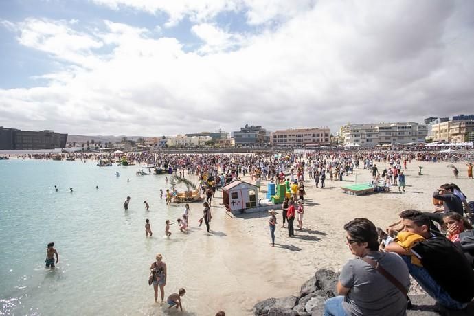 La regata de Achipencos, celebrada el domingo 3 de marzo en Puerto del Rosario