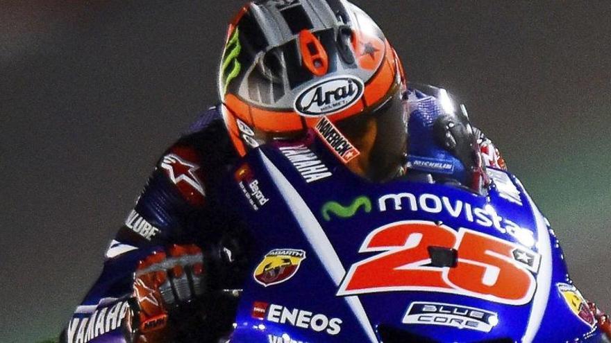 Viñales en el circuit de Losail en Doha, Catar