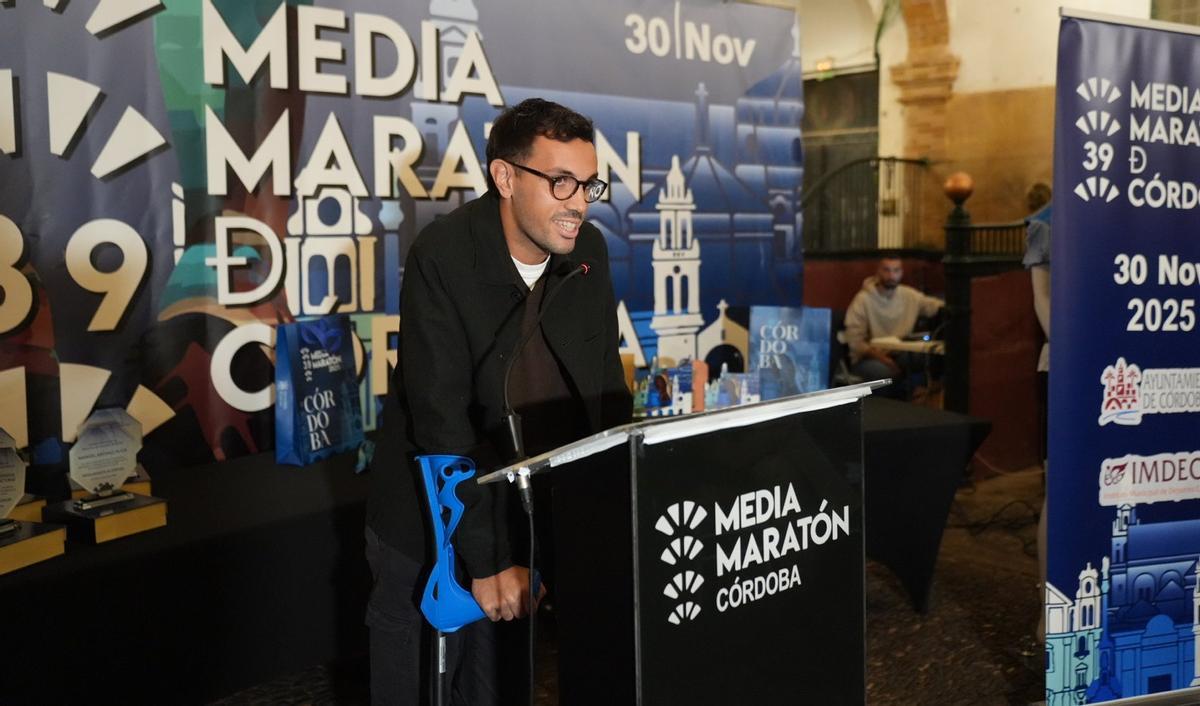 Grondona, en la presentación de la edición de este año de la Media Maratón de Córdoba.