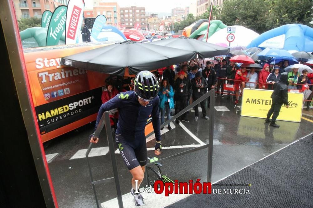 Salida de la Vuelta Ciclista a España desde Lorca