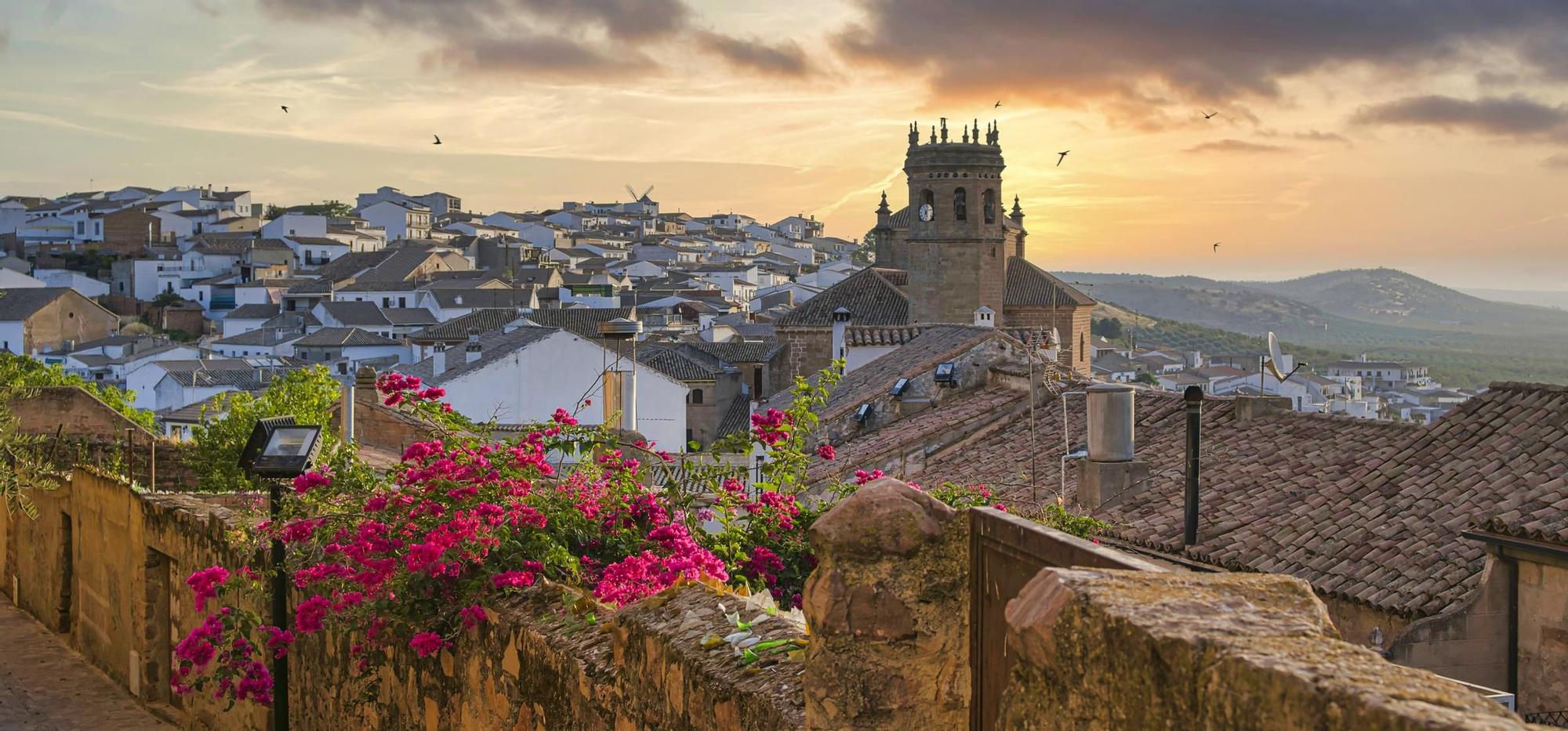 Vista de Baños de la Encina.