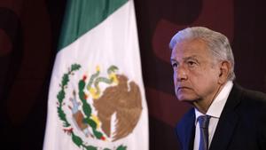 El presidente de México, Andres Manuel Lopez Obrador