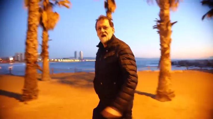 Rajoy comienza el último día de campaña haciendo deporte en Barcelona