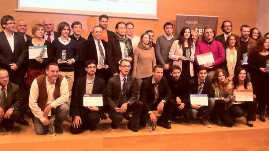 Foto de grup dels guanyadors, jurat i organitzadors