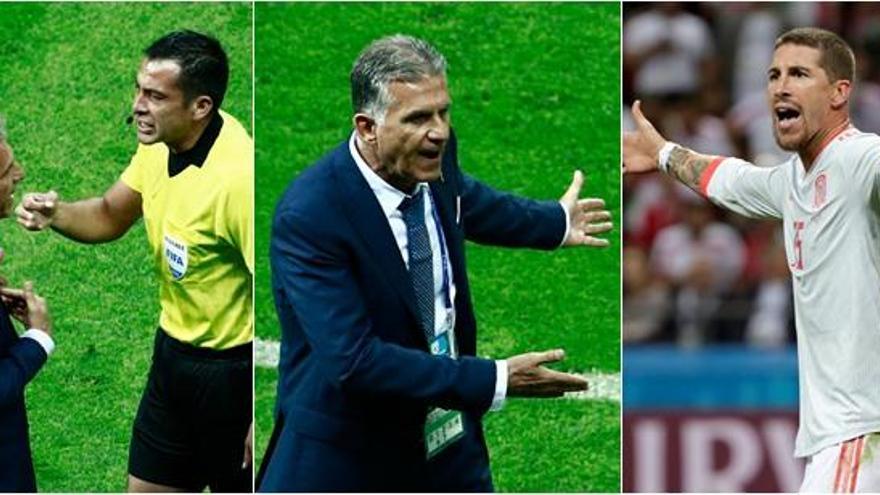 El pique de Carlos Queiroz con Sergio Ramos en la banda