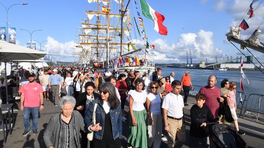 Ocho naciones a toda vela en A Coruña