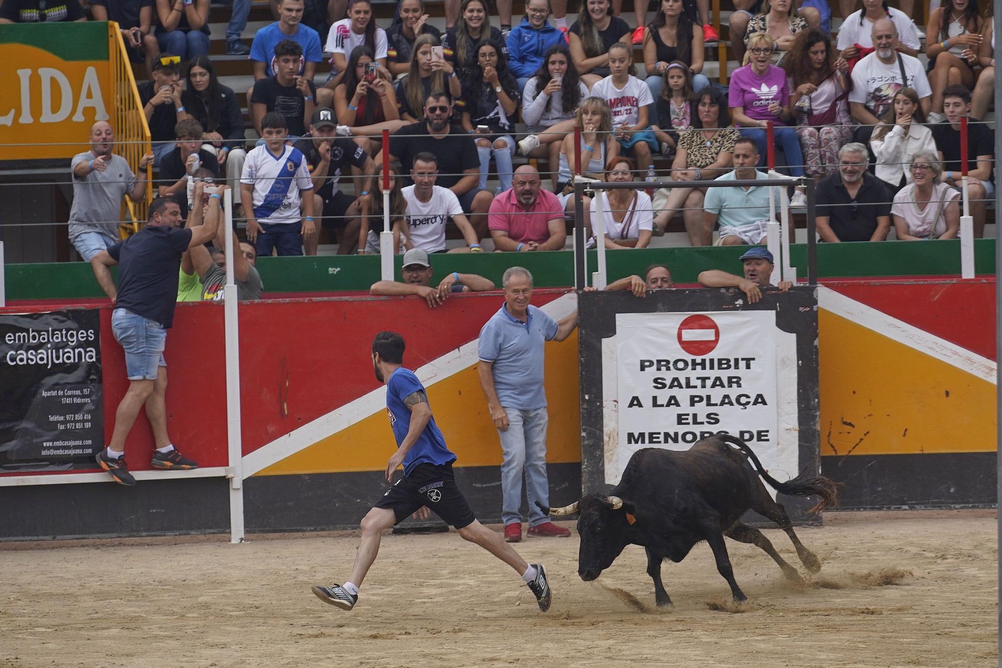 Les imatge del correbou de Vidreres