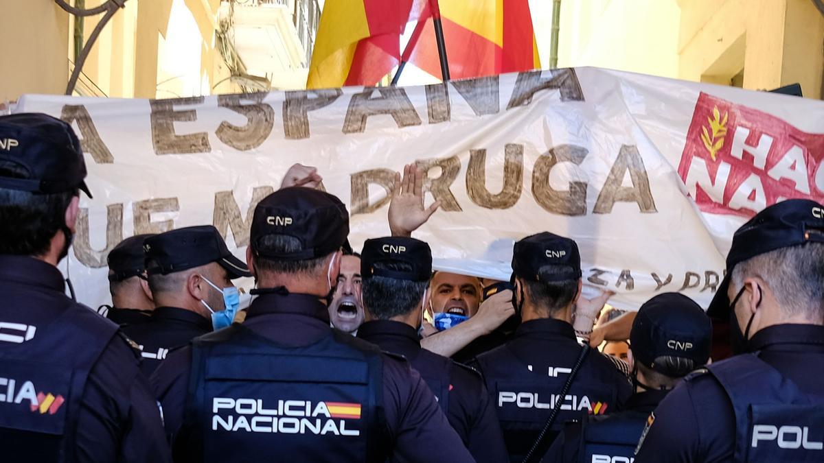 Manifestación del Primero de Mayo en Málaga capital