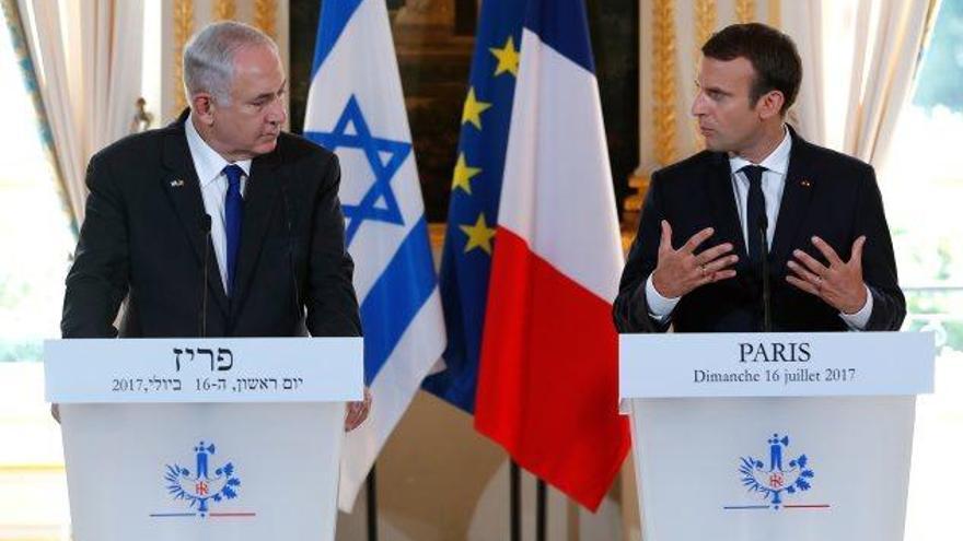 Macron reafirma davant Netanyahu la posició a favor de dos Estats