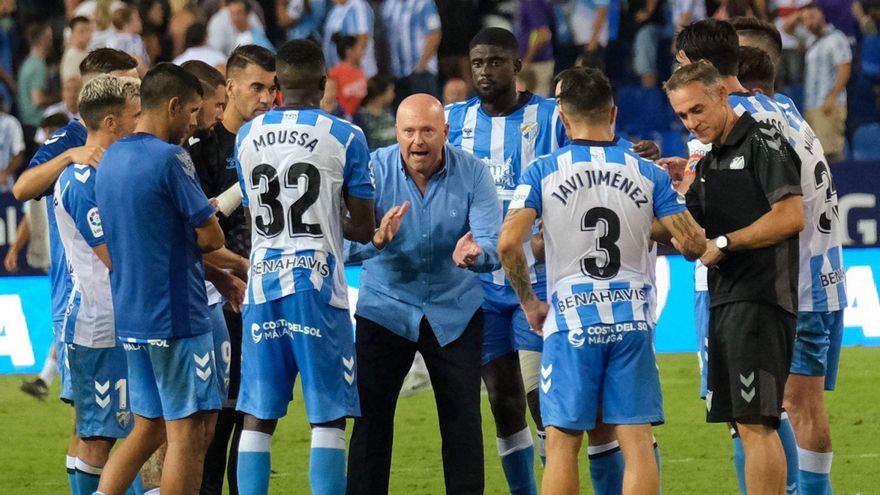 Pepe Mel acabó con la racha de tres derrotas que arrastraba el Málaga CF.