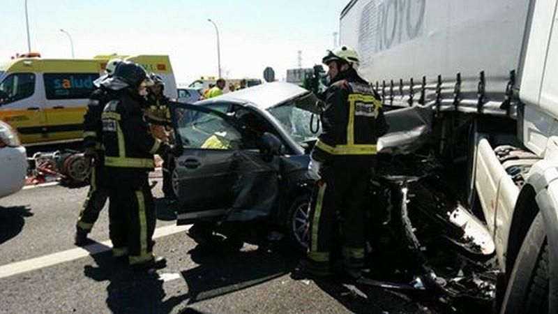 Accidente de tráfico en Magallón