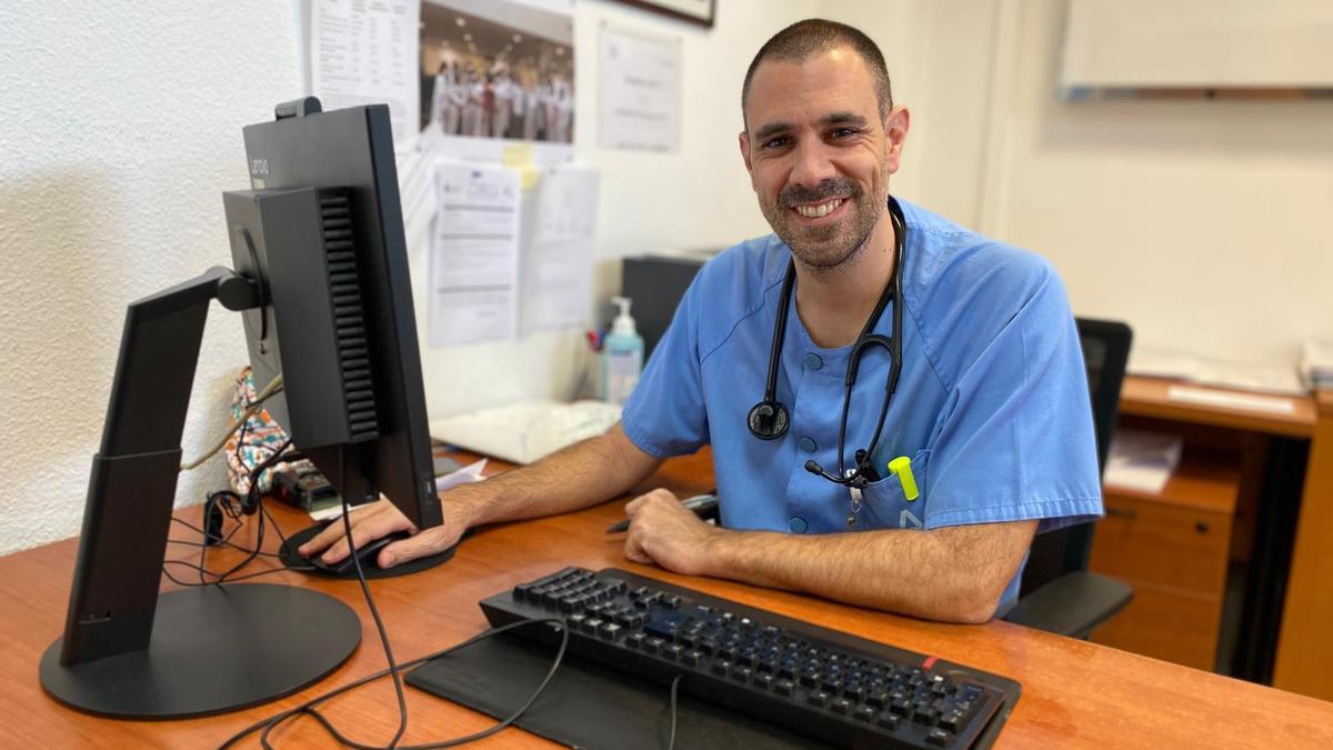 Daniel Clavijo en el Hospital Universitario Virgen de la Victoria
