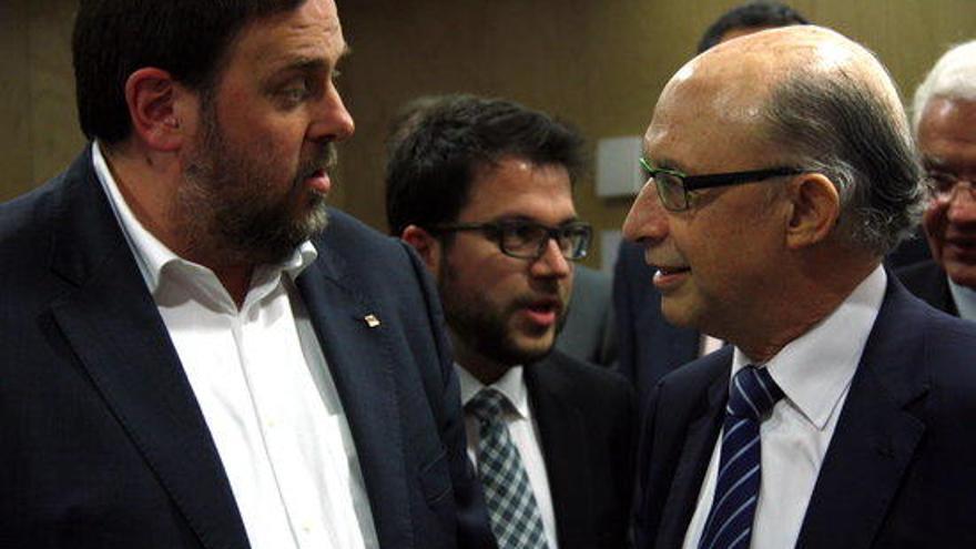 Oriol Junqueras i Cristóbal Montoro