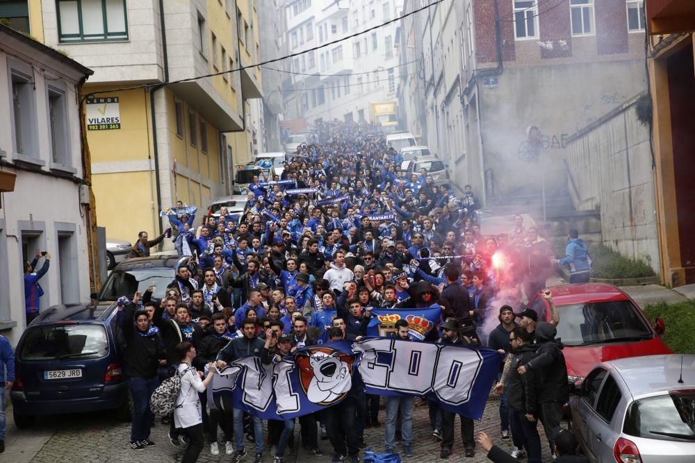 El oviedismo tiñe Lugo de azul